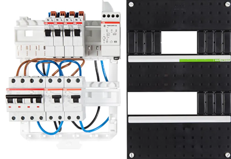 Groepenkast op maat samengesteld met ABB componenten